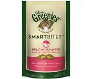 Smartbites Heathy Skin & Fur Salmon Cat Treats 2.1-oz