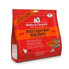 Meal Mixers Freeze Dried Raw Stella's Super Beef Grain Free Dog Food Topper 18-oz