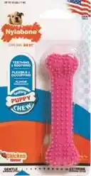 Nylabone Puppy Chew Dental Teething Chicken Pink
