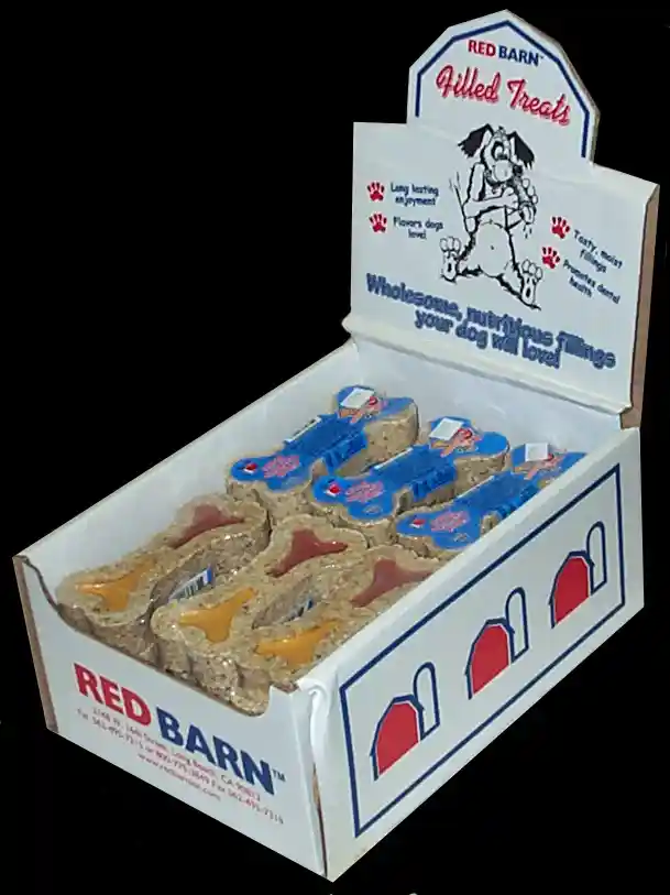 Redbarn Filled Rawhide Bone Ham & Cheese