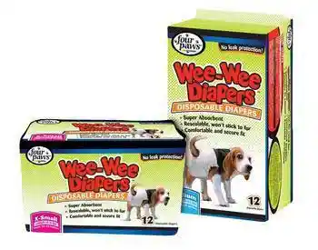 Wee Wee Disposable Doggie Diapers Small
