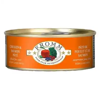 Four Star Grain Free Chicken & Salmon Pate Canned Cat Food 5-oz