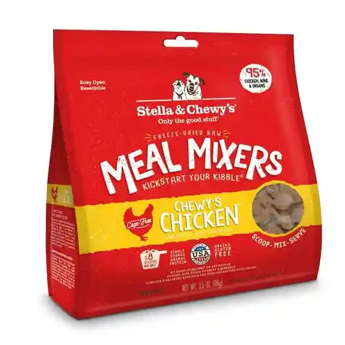 Meal Mixers Freeze Dried Raw Chewy's Chicken Grain Free Dog Food Topper 18-oz