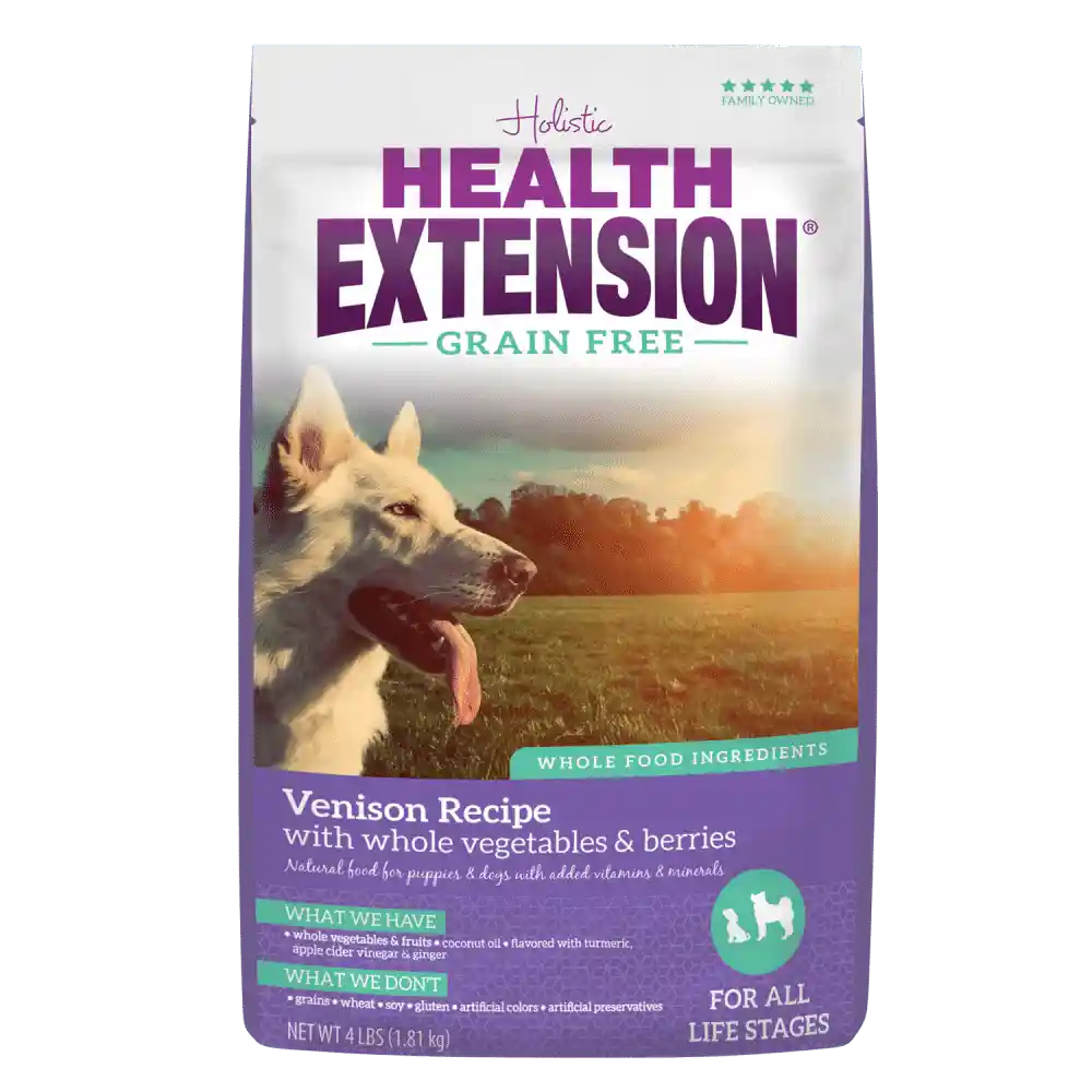 Grain Free Venison Recipe Dry Dog Food 23.5-lb