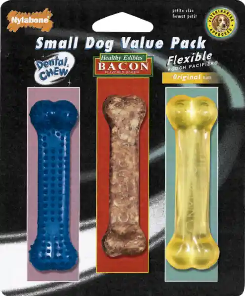 Nylabone Small Dog Variety Petite 3pk