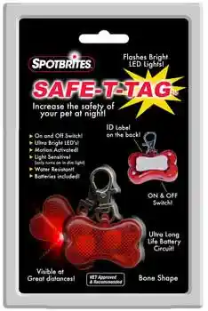 Ethical Spot LED Safety Tag Bone