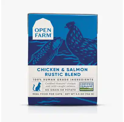 Grain Free Chicken & Salmon Recipe Rustic Blend Wet Cat Food 5.5-oz