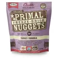 Freeze Dried Nuggets Grain Free Turkey Formula Cat Food 5.5-oz