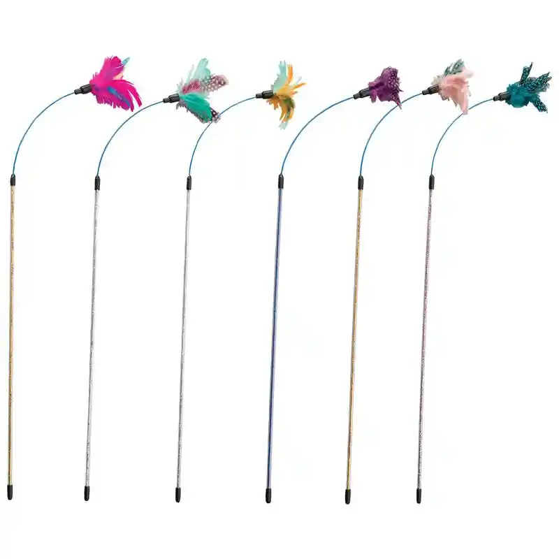 Sparkle Tube Teaser Wand 6pc Assorted 29 Inch