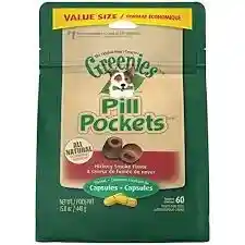 Pill Pockets Canine Hickory Smoke Flavor Dog Treats For Capsules 15.8-oz