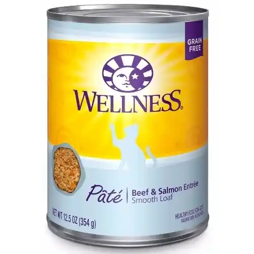 Wellness Can Cat Beef & Salmon 12.5 Oz