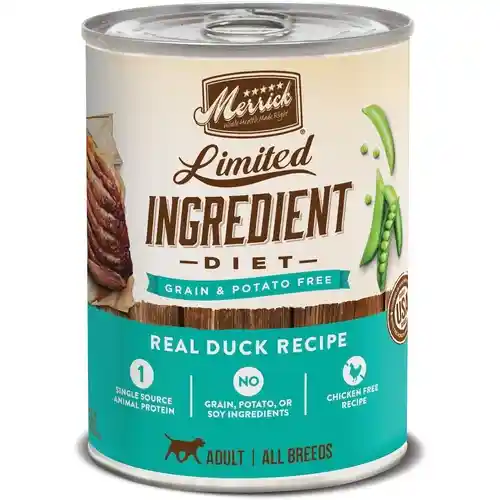 Limited Ingredient Diet Grain-free Real Duck Recipe Canned Dog Food 12.7-oz