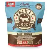 Raw Frozen Feline Rabbit Formula Nuggets Cat Food 3-lb