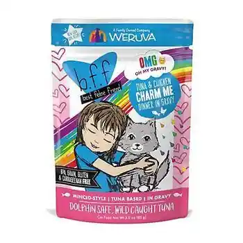 Bff Tuna & Chicken Charm Me Recipe Pouches Wet Cat Food 3-oz