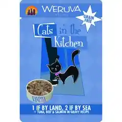 Cats In The Kitchen 1 If By Land 2 If By Sea Pouches Wet Cat Food 3-oz