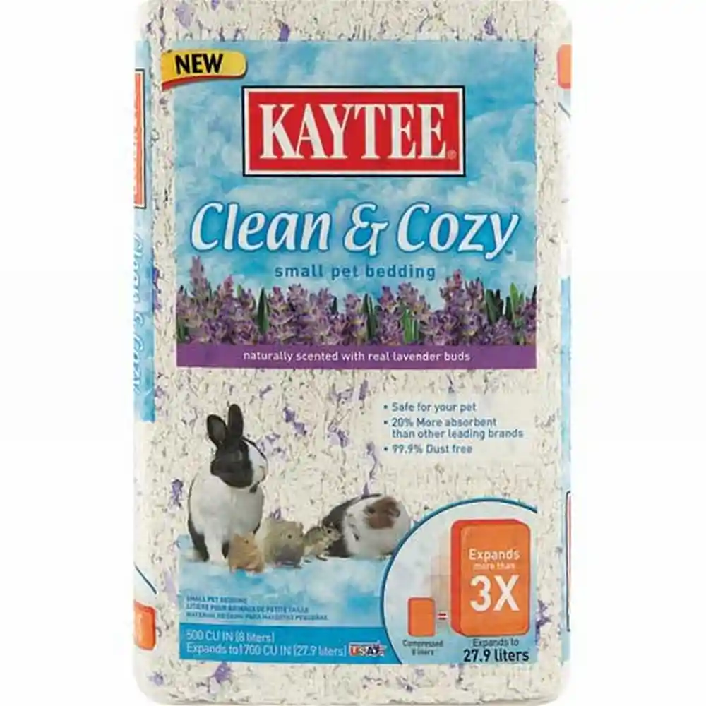 Kaytee Clean And Cozy Lavender 500 Cu In 6 Cs