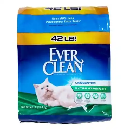 Everclean Extra Strength Unscented Litter 42 Lbs