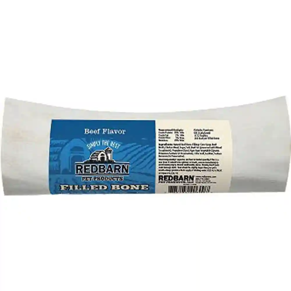 Redbarn Filled Bone Beef Large 6"
