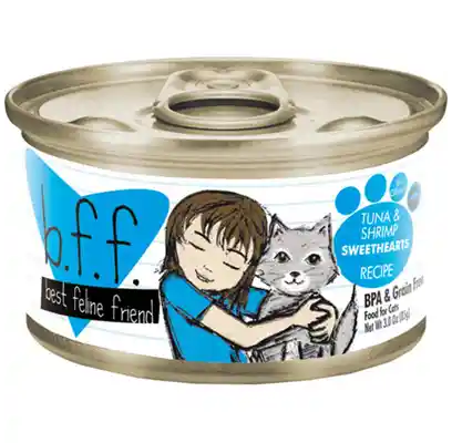 Bff Tuna & Shrimp Sweethearts Canned Cat Food 3-oz