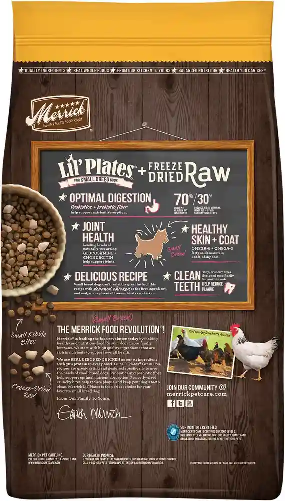 Lil' Plates Grain Free Chicken & Sweet Potato Recipe With Raw Bites Dry Dog Food 10-lb