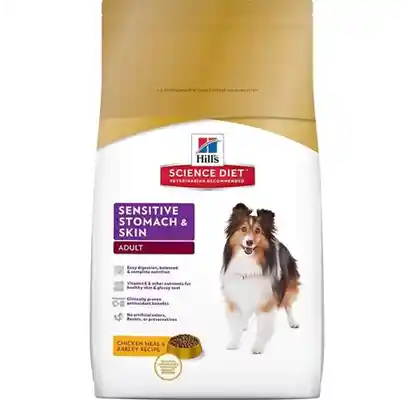 Adult Sensitive Stomach & Skin Chicken Recipe Dry Dog Food 15.5-lb