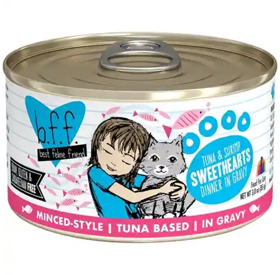 Bff Tuna & Shrimp Sweethearts Canned Cat Food 3-oz