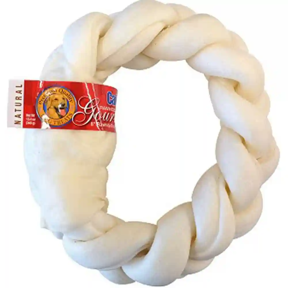 Rawhide Braided Donut 8"