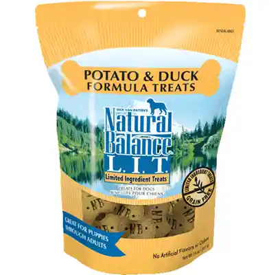 L.i.t. Limited Ingredient Treats Potato & Duck Dog Treats 14-oz