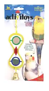 JW Insight Bird Toy Hourglass Mirror