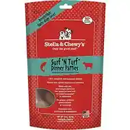 Dinner Patties Surf 'n Turf Grain Free Freeze Dried Raw Dog Food 5.5-oz