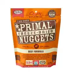 Freeze Dried Nuggets Grain Free Beef Formula Dog Food 5.5-oz