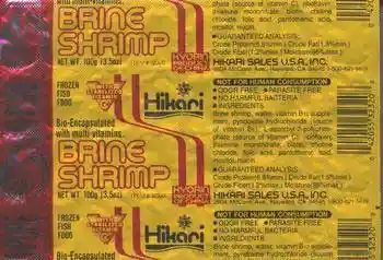Frozen Brine Shrimp Cube 3.5 Oz