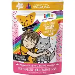 Bff Tuna & Turkey Tickles Recipe Pouches Wet Cat Food 3-oz