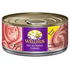 Wellness Beef Chicken Cat 5.5 Oz