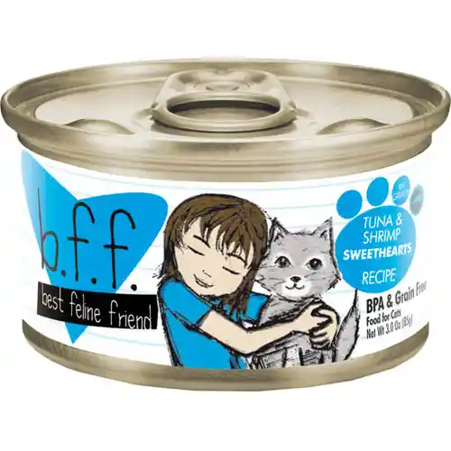 Bff Tuna & Shrimp Sweethearts Canned Cat Food 3-oz