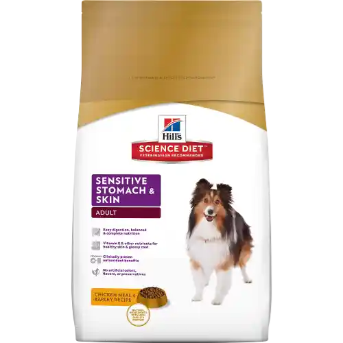 Adult Sensitive Stomach & Skin Chicken Recipe Dry Dog Food 30-lb