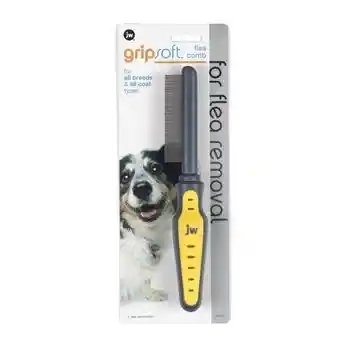 Jw Comb Flea Soft Grip Handle