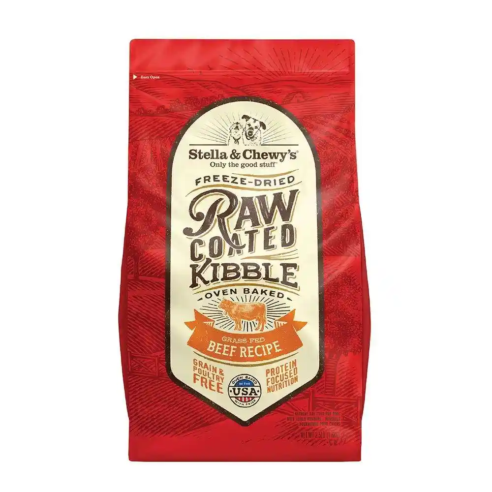 Raw Coated Beef Recipe Dry Dog Food 22-lb