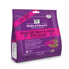 Dinner Morsels Yummy Lickin' Salmon & Chicken Grain Free Freeze Dried Raw Cat Food 3.5-oz