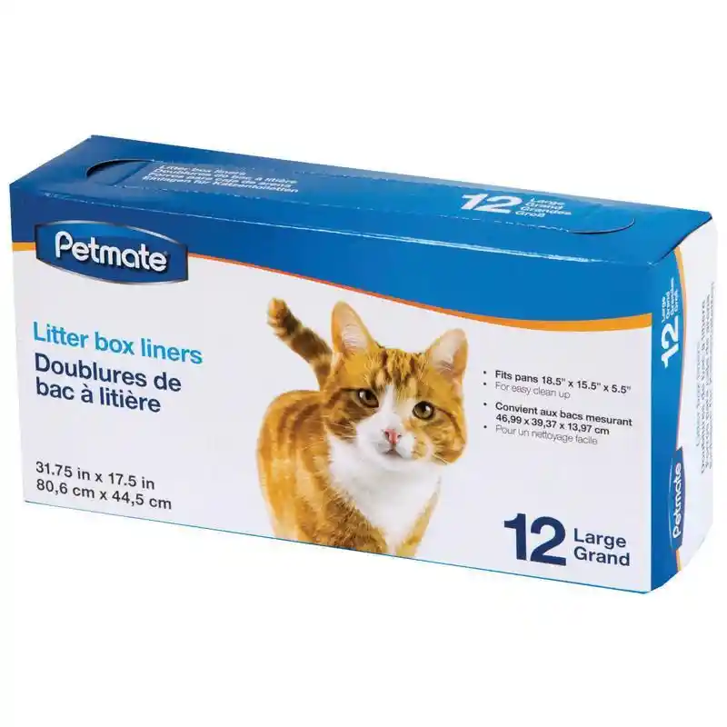Van Ness Litter Pan Liners 12pk Large