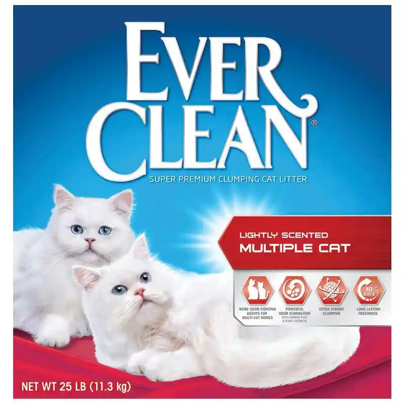 DISC Ever Clean Multiple Cat Scented Litter 25 Lbs