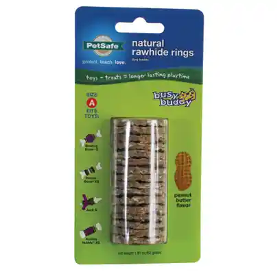 Busy Buddy Size a P-butter Rawhide Ring