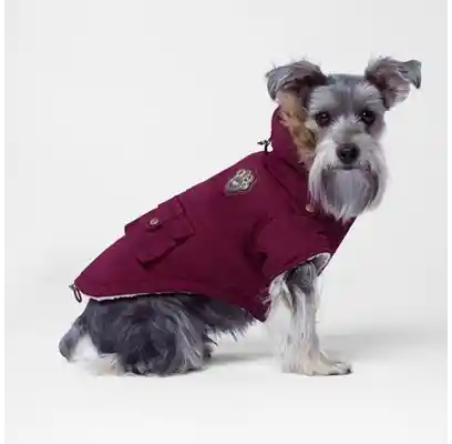 Size 12 Army Parka - Deep Red;