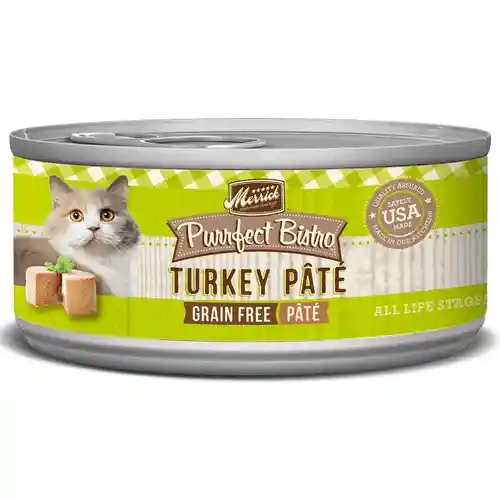 Purrfect Bistro Grain-free Turkey Pate Canned Cat Food 5.5-oz