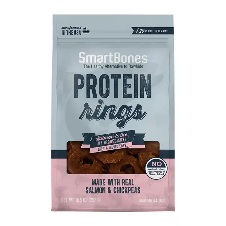 Smartbones Treat Rings Salmon & Chickpea 10.5oz