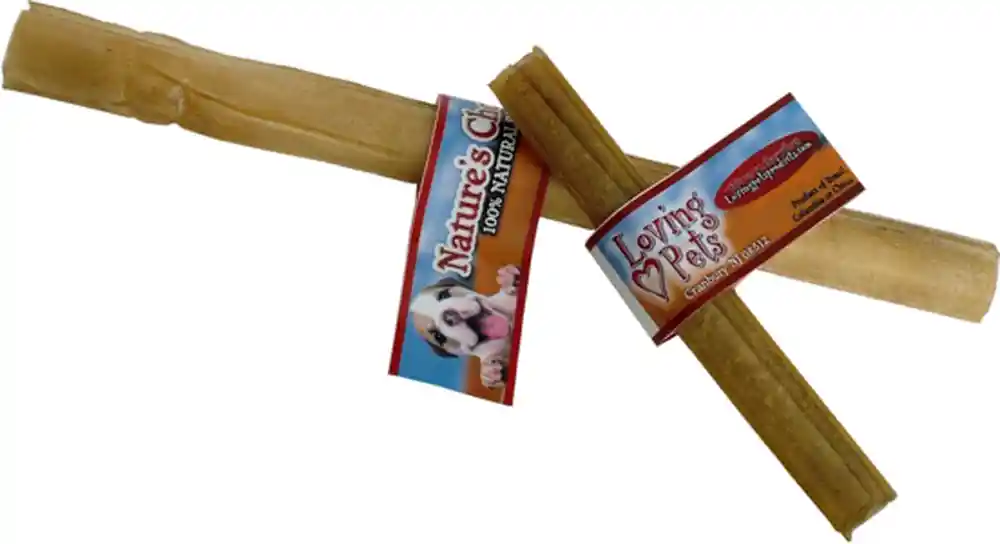 Loving Pets Rawhide Prestainless Steel Stic 5"x20mm 25p"
