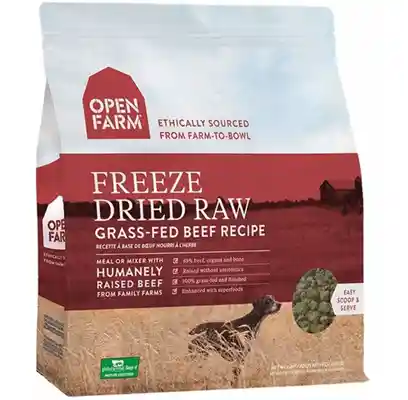 Grassfed Beef Recipe Freeze Dried Raw Dog Food 13.5-oz