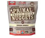 Freeze Dried Nuggets Grain Free Venison Formula Complete Diet For Dogs 14-oz