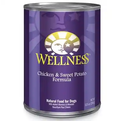 Wellness Can Dog Chicken & Sweet Potato 12.5 Oz