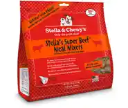 Meal Mixers Freeze Dried Raw Stella's Super Beef Grain Free Dog Food Topper 18-oz